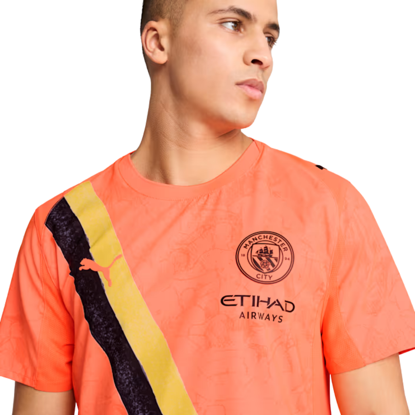 Manchester City X KidSuper Club World Cup Shirt 25/26 - Neon Sun/Black