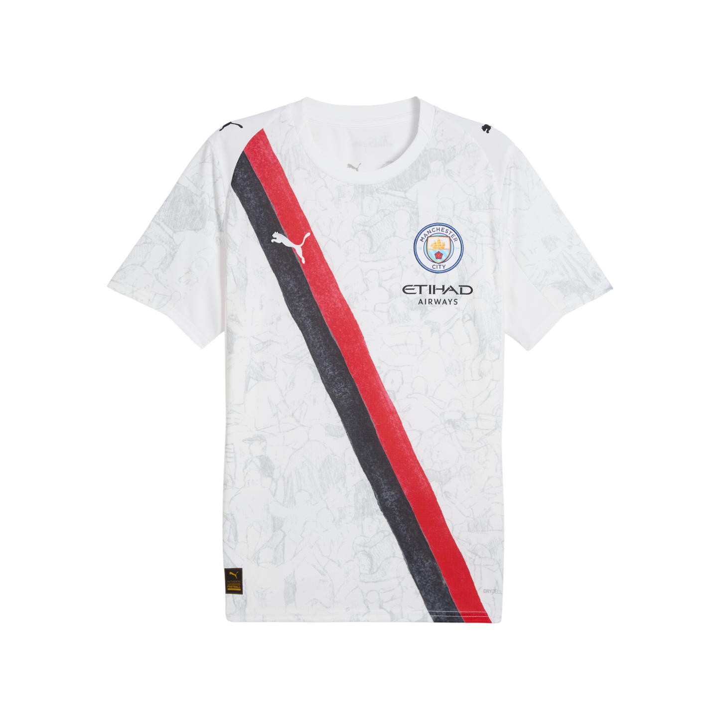 Manchester City X KidSuper Youth Club World Cup Shirt 25/26 - White/Black