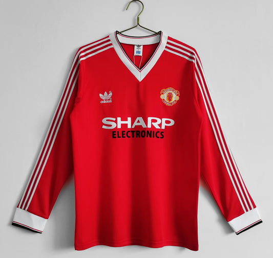 Manchester United Shirt 1986/1987 - Long Sleeve Home