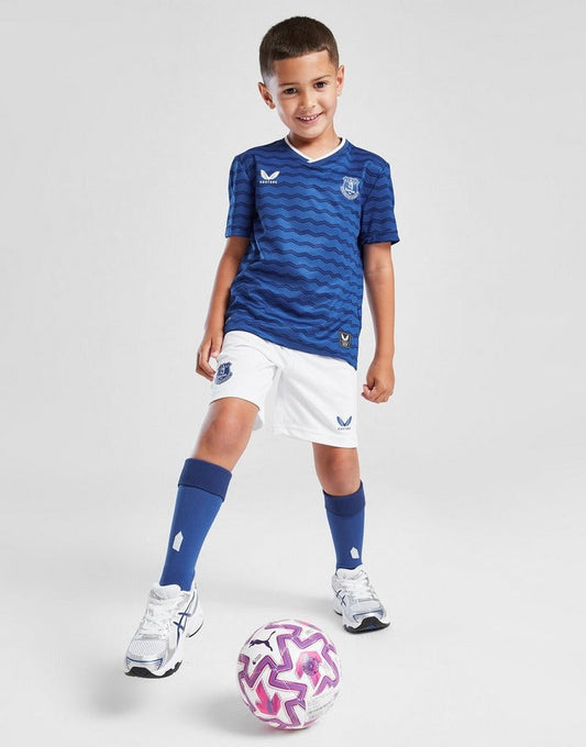 2025-26 Everton Home Kids Football Kit