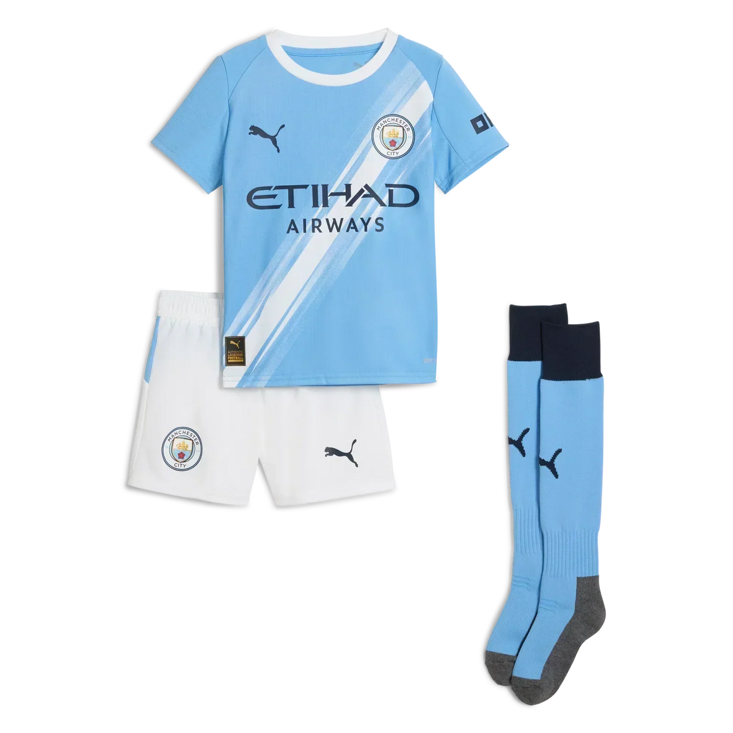 2025/26 Manchester City Kids Football Kit - Home