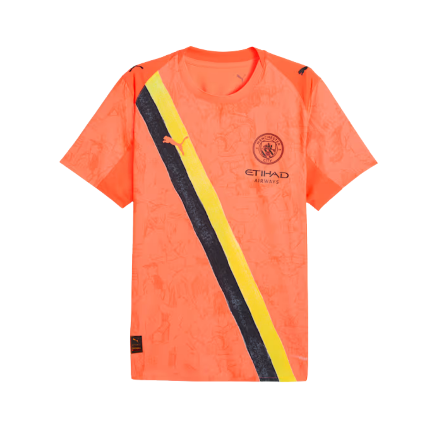 Manchester City X KidSuper Authentic Club World Cup Shirt 25/26 - Neon Sun/Black