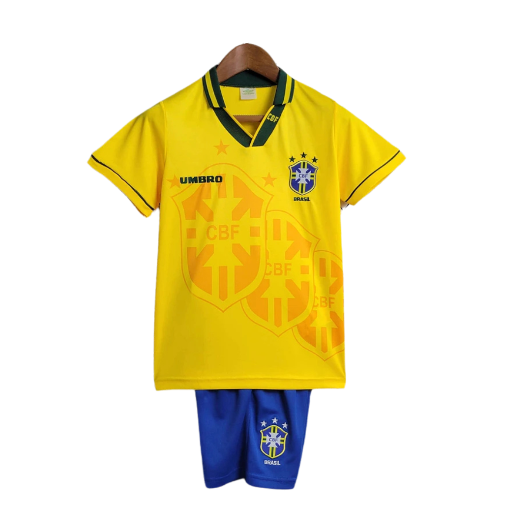 Brazil Home 1994 - Kids Football Kit