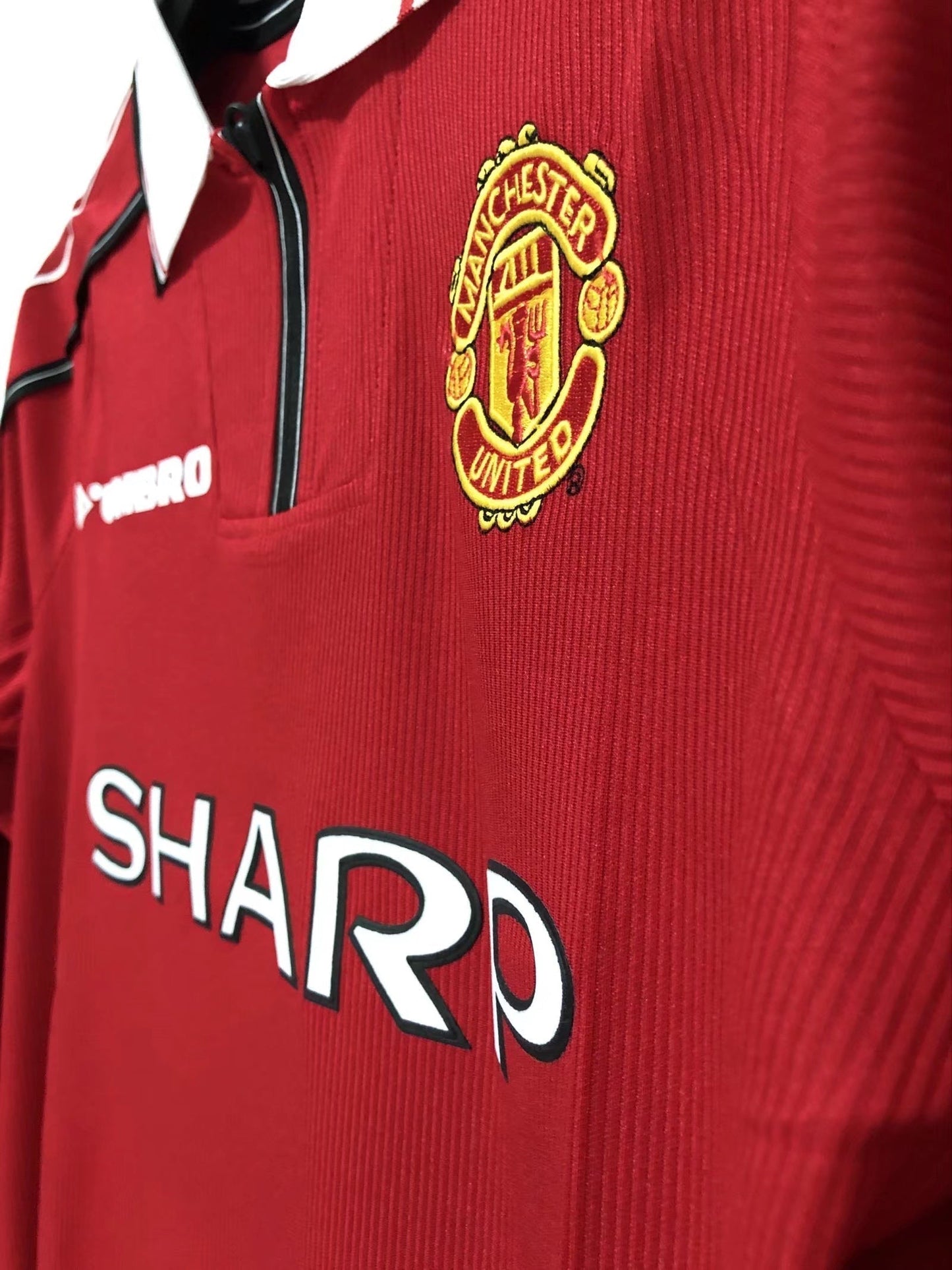 1998/1999 Manchester United Retro Shirt - Long Sleeve Home