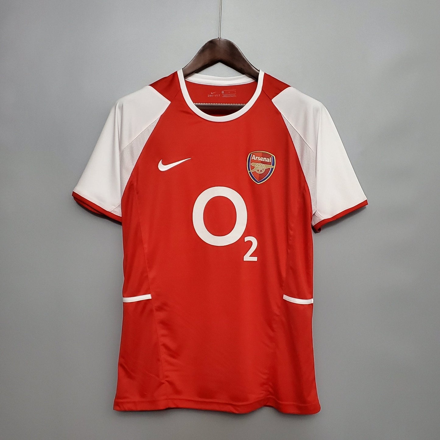 Arsenal Retro Shirt O2 2002/2004 Home