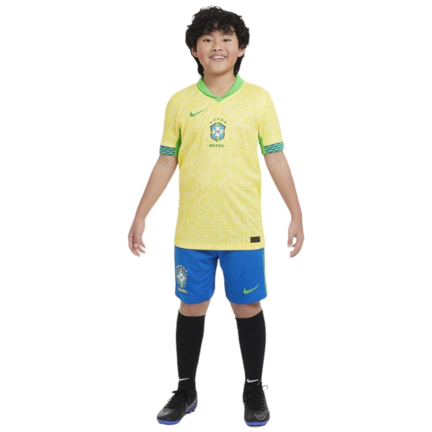 Brazil Home Kids Football Kit 2024/2025