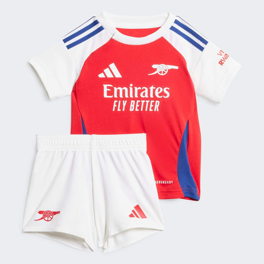 Arsenal Kids Football Kit 2024/25 Red Home