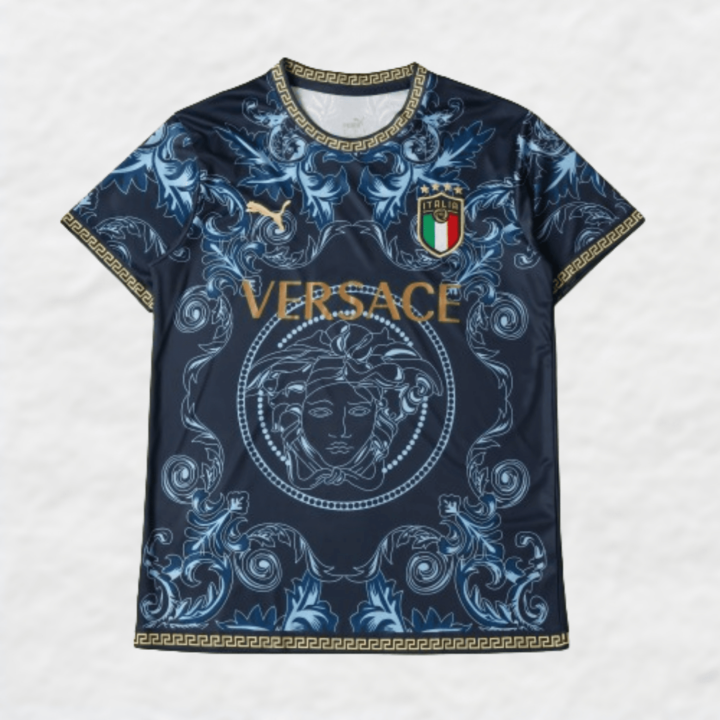 Italy X Versace 2022 Concept (BLUE) Home Shirt