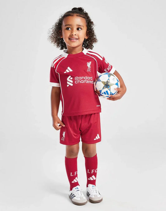 Liverpool FC 2025/26 Home Kit – Kids