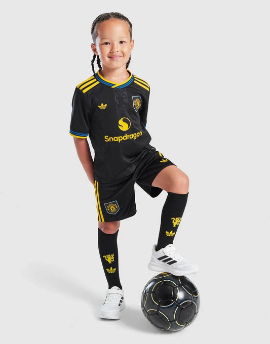 2025-26 Manchester United Third Mini Kit Kids