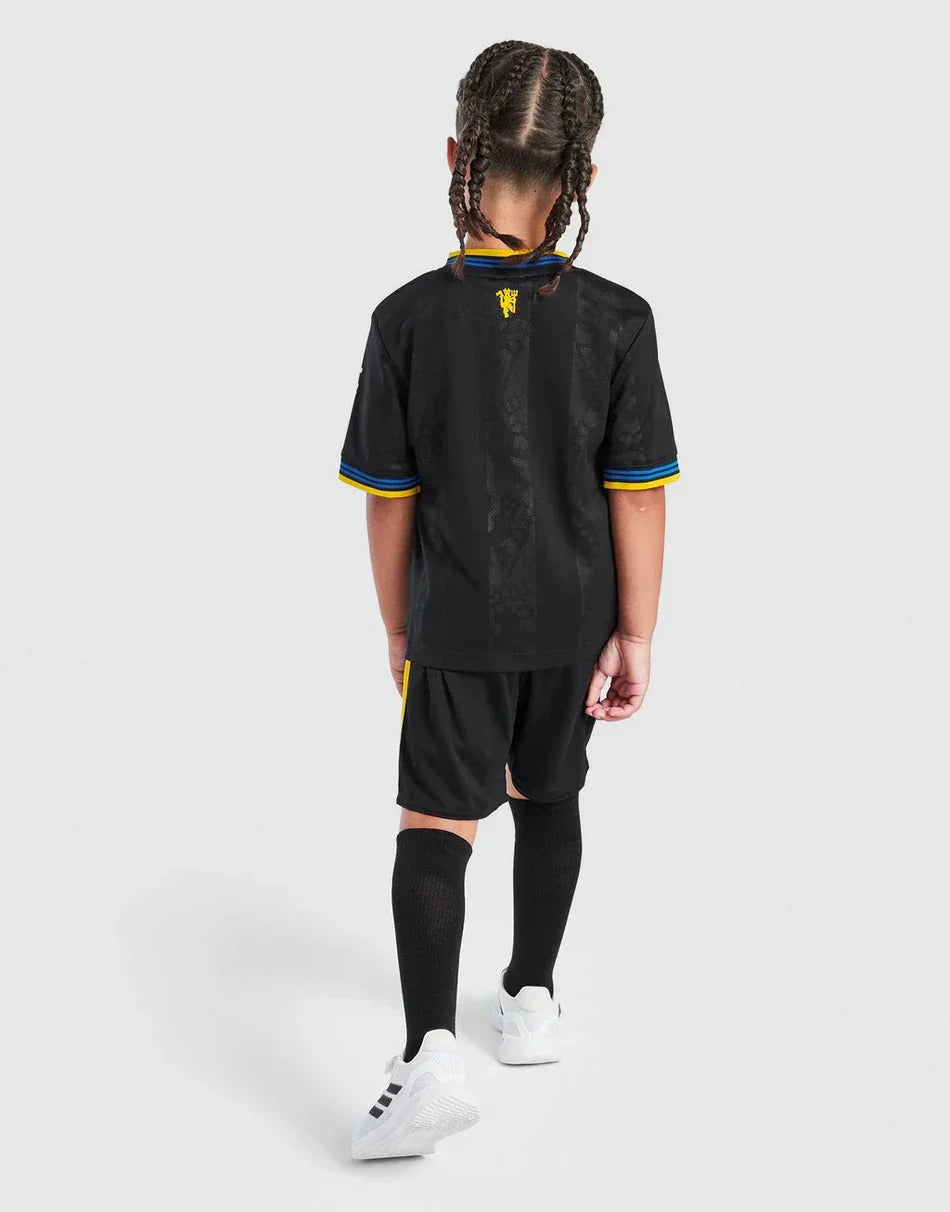 2025-26 Manchester United Third Mini Kit Kids