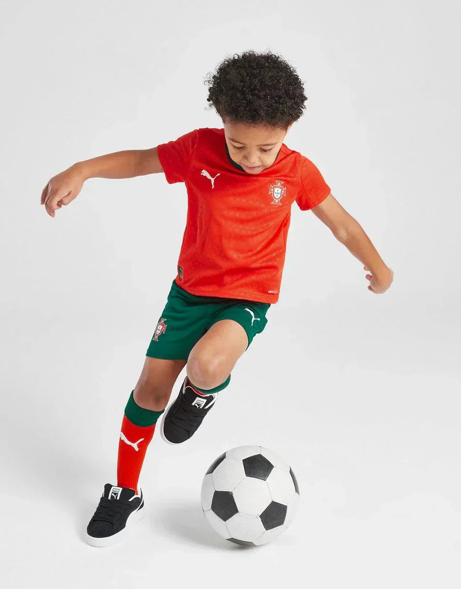 2025/26 Portugal Kids Football Kit Home