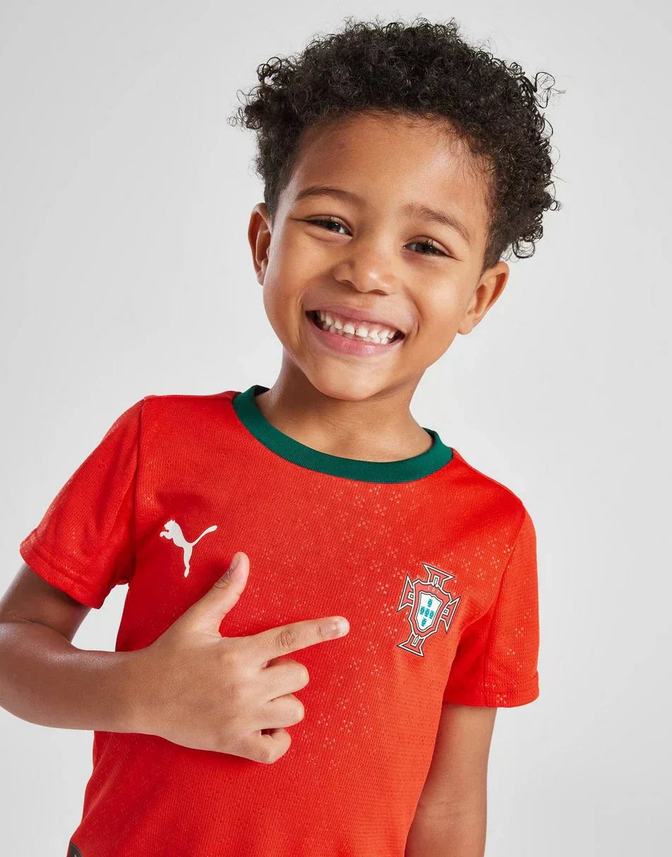 2025/26 Portugal Kids Football Kit Home