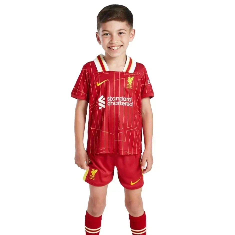 Liverpool Home Kids Football Kit 2024/25