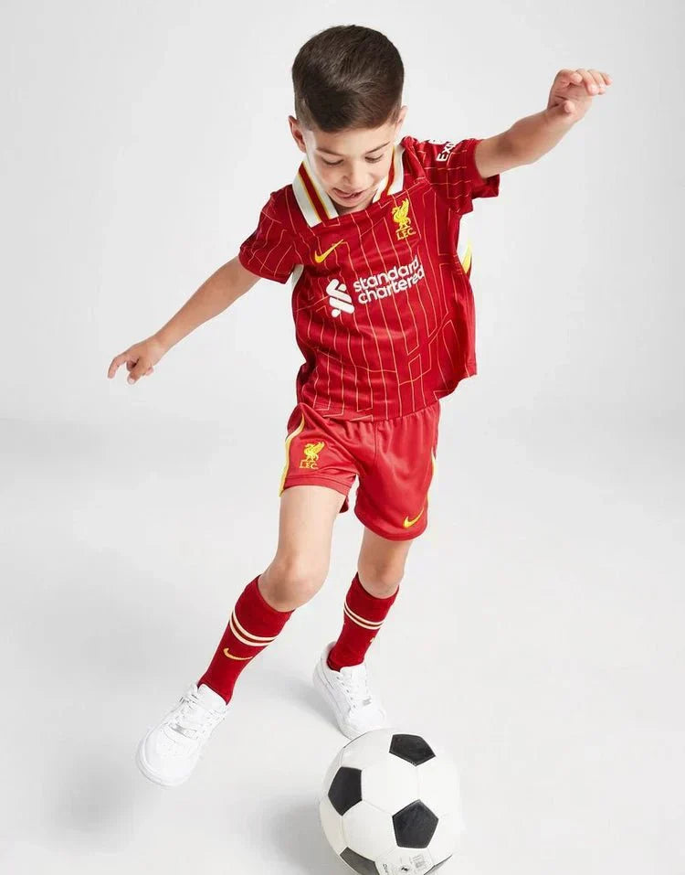 Liverpool Home Kids Football Kit 2024/25