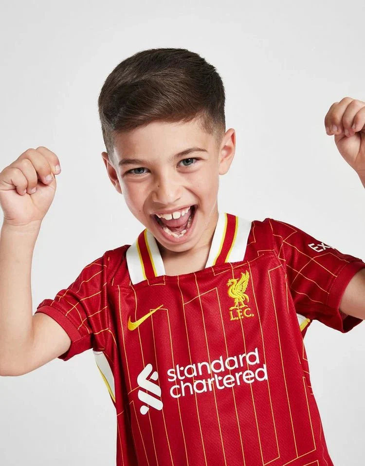 Liverpool Home Kids Football Kit 2024/25