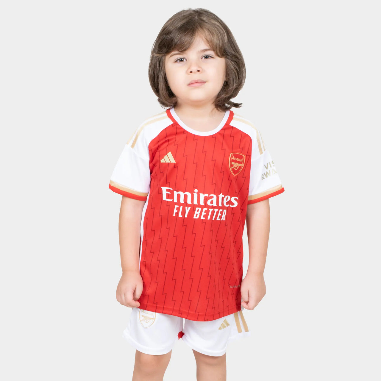 Arsenal Kids Football Kit 2023/24 Red Home