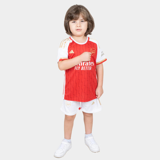 Arsenal Kids Football Kit 2023/24 Red Home