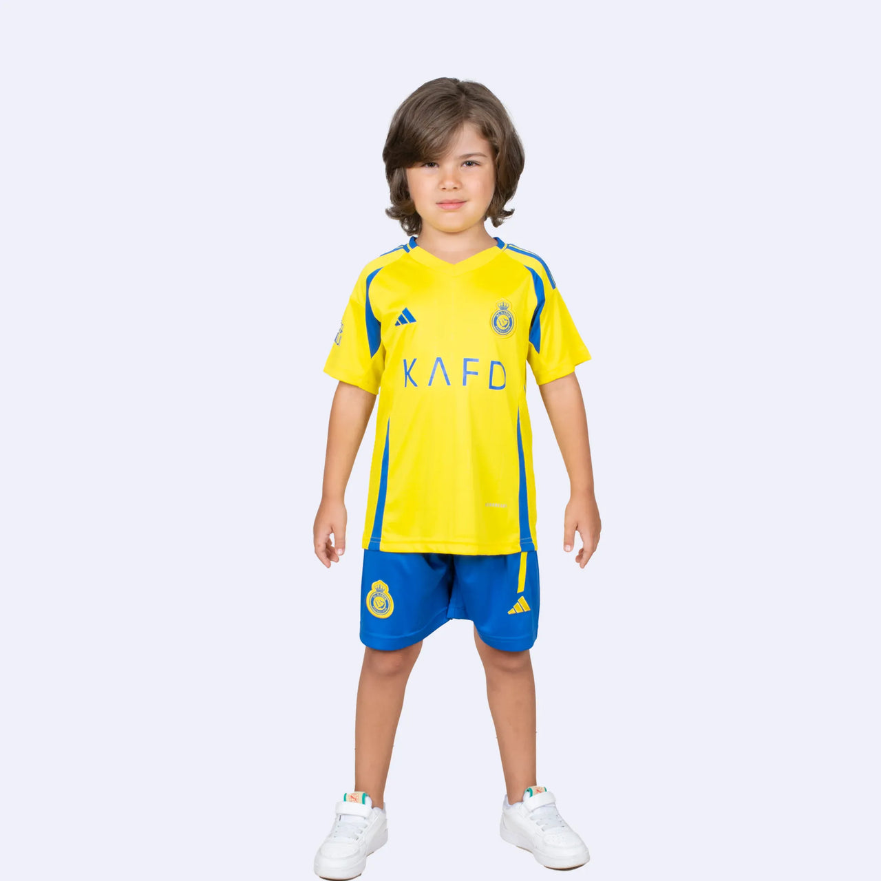 Ronaldo Kids Football Kit - Al Nassr - Yellow 2025 Home