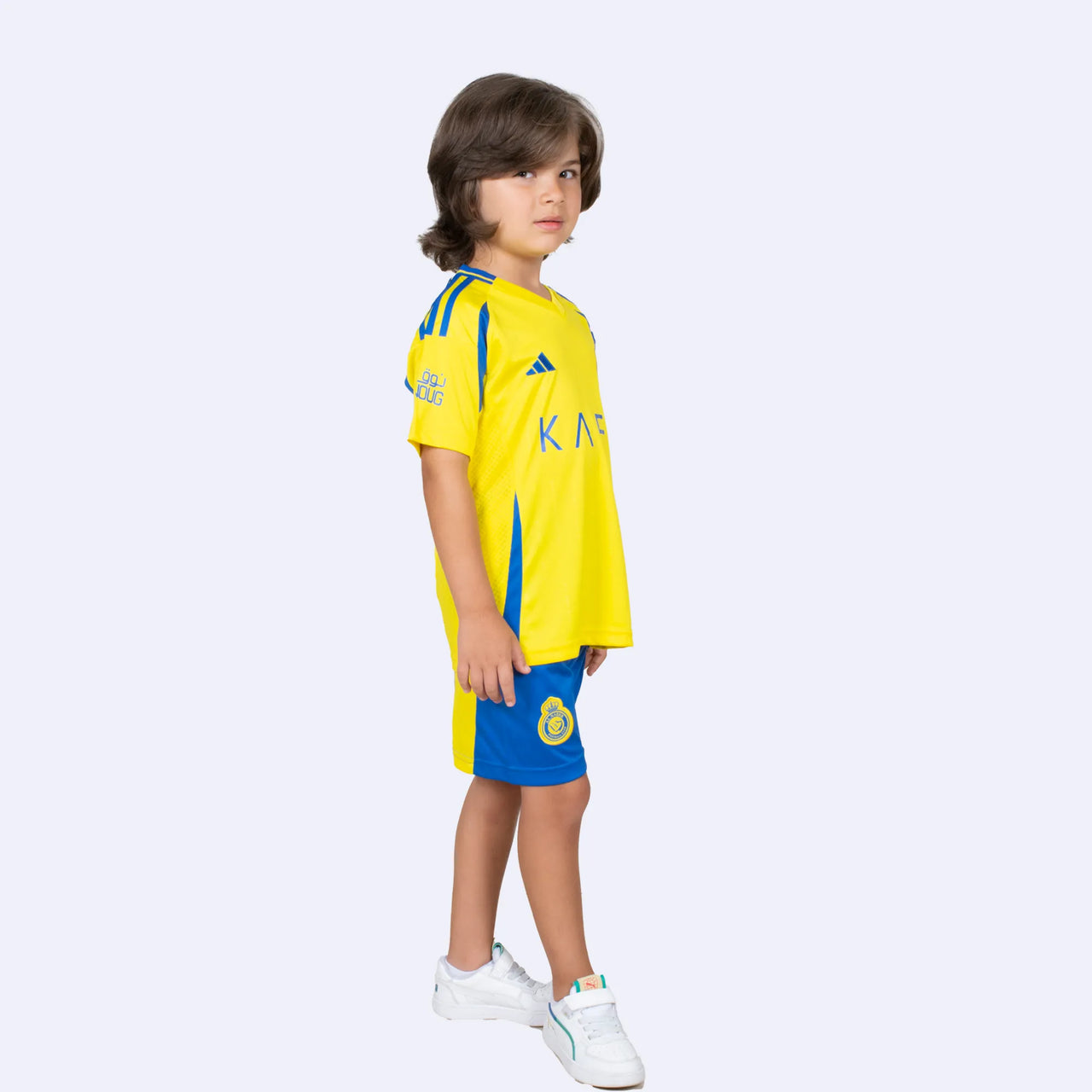 Ronaldo Kids Football Kit - Al Nassr - Yellow 2025 Home